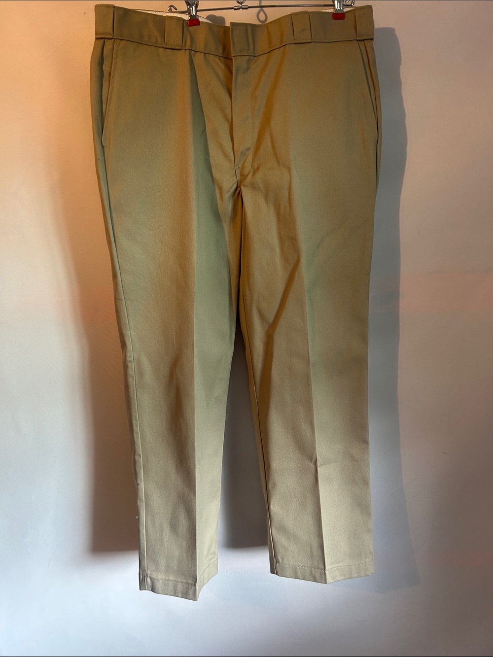 Men’s Dickie flat front pants size 38 by 29